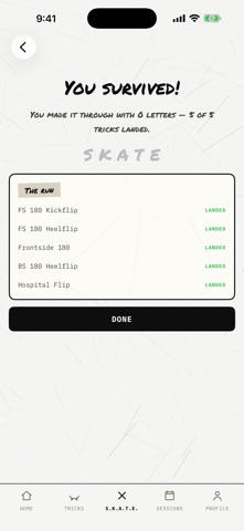 Skate Tracker: Trick Log Screenshot 5 of 10