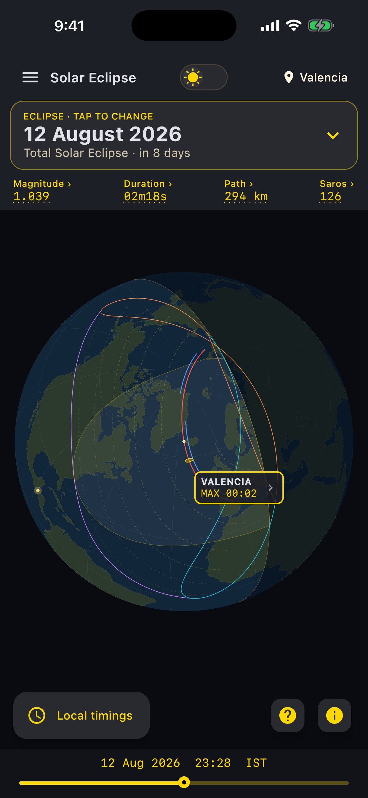 Eclipse: Solar & Lunar Sky screenshot 2