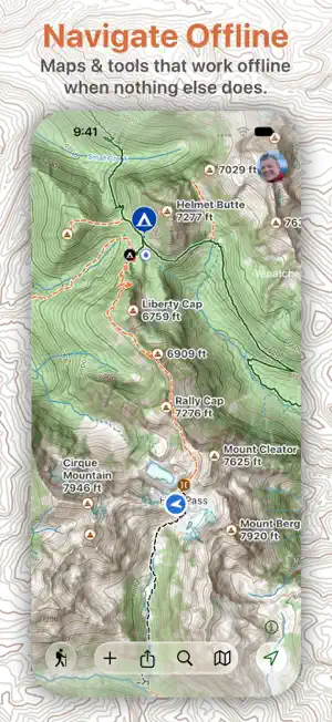 Topo Maps+: Topographic Maps screenshot 1