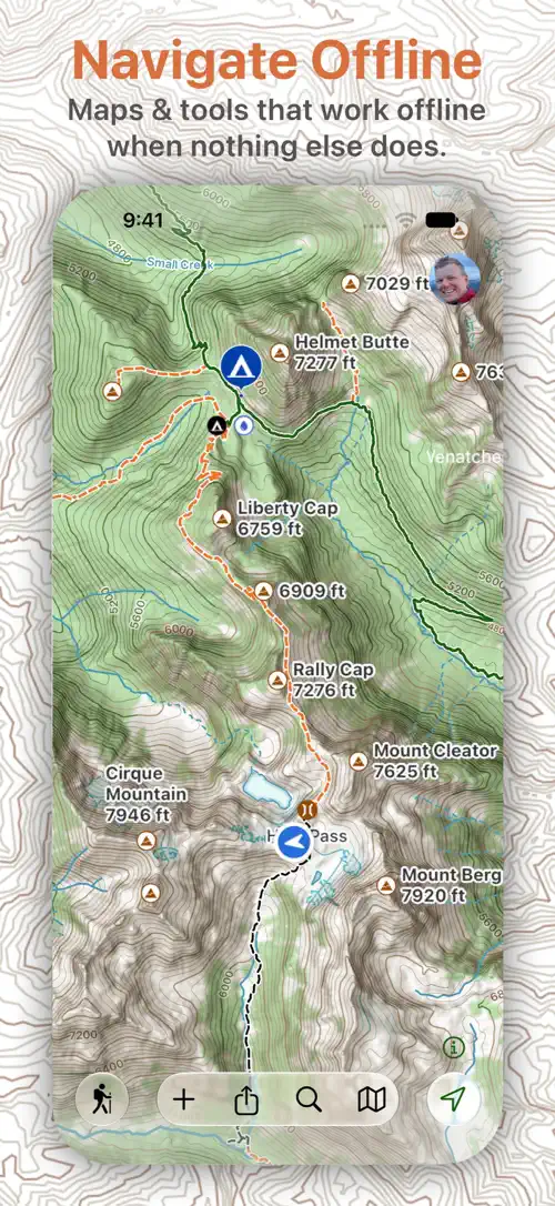 Screenshot von Topo Maps+ 1