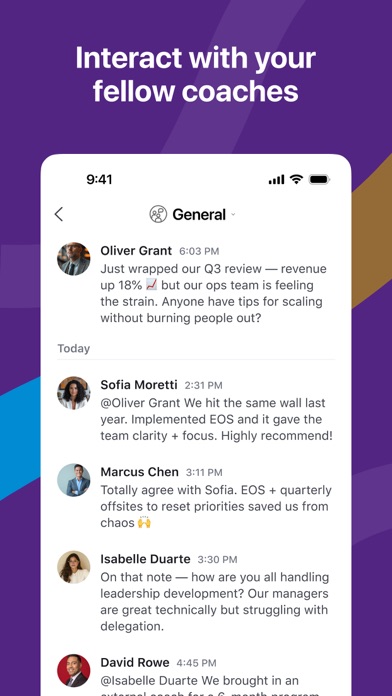 Scaling Up Community iPhone screenshot 4 - Social Networking app
