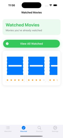Movie Tracker - Rate Movies iPhone screenshot