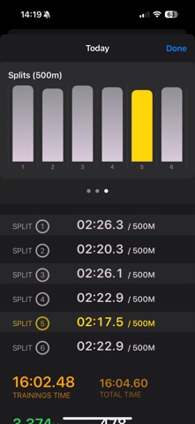 滑雪测功仪训练 Ski-Ergometer Workout screenshot