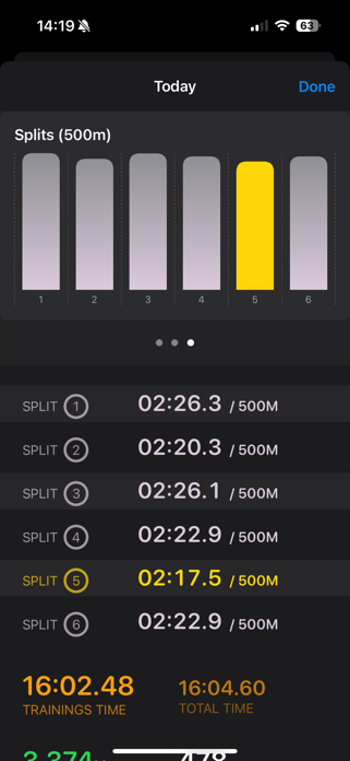 Ski-Ergometer Workout Screenshot 8 of 9