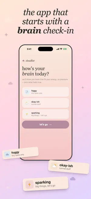 Cloudlist: ADHD To-Do List screenshot 2