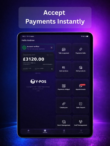 Y-POS - Your Point of Sale app iPad screenshot 2