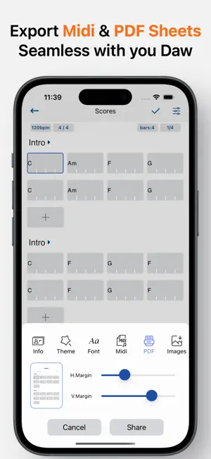 Chord Pad - tonaly & chordify screenshot 3