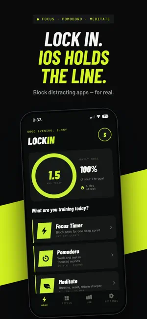 LockIn: Focus & Pomodoro Timer screenshot 1