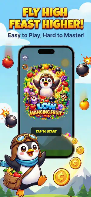 Low Hanging Fruit: Penguin Run screenshot 1