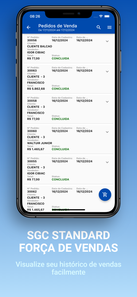 Força de Vendas SGC Standard screenshot 4
