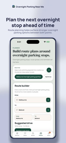 Overnight Parking Near Me iPhone screenshot