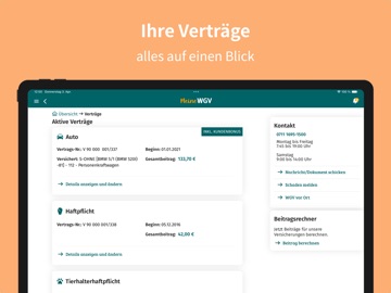 MeineWGV iPad screenshot 3