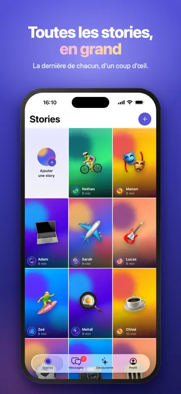 ConnectedMe2 : chat & stories screenshot 1 of 8
