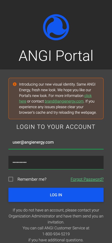 ANGI CNG Portal - Business App | MWM