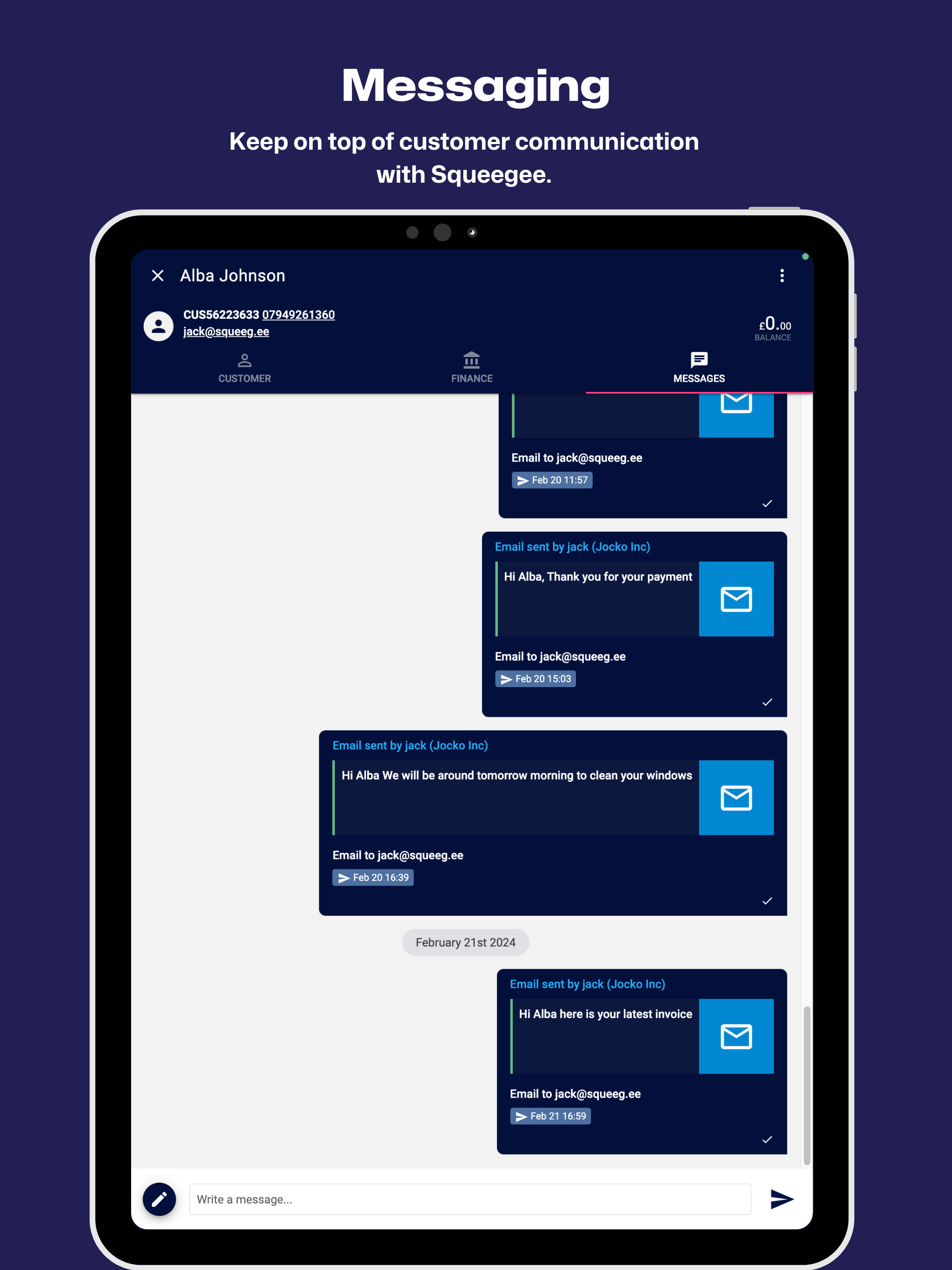 Squeegee® - Work Planner