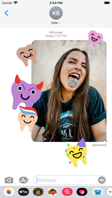 Screenshot #2 pour Teeth Emoji