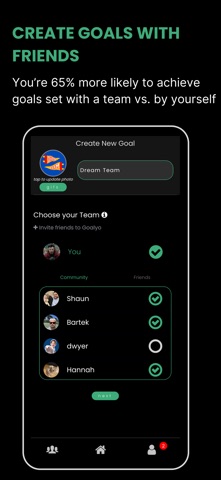 Goalyo screenshot