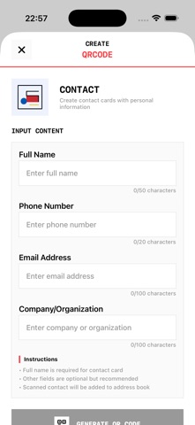 Bauhaus QRCode Generator Screenshot 2 of 5