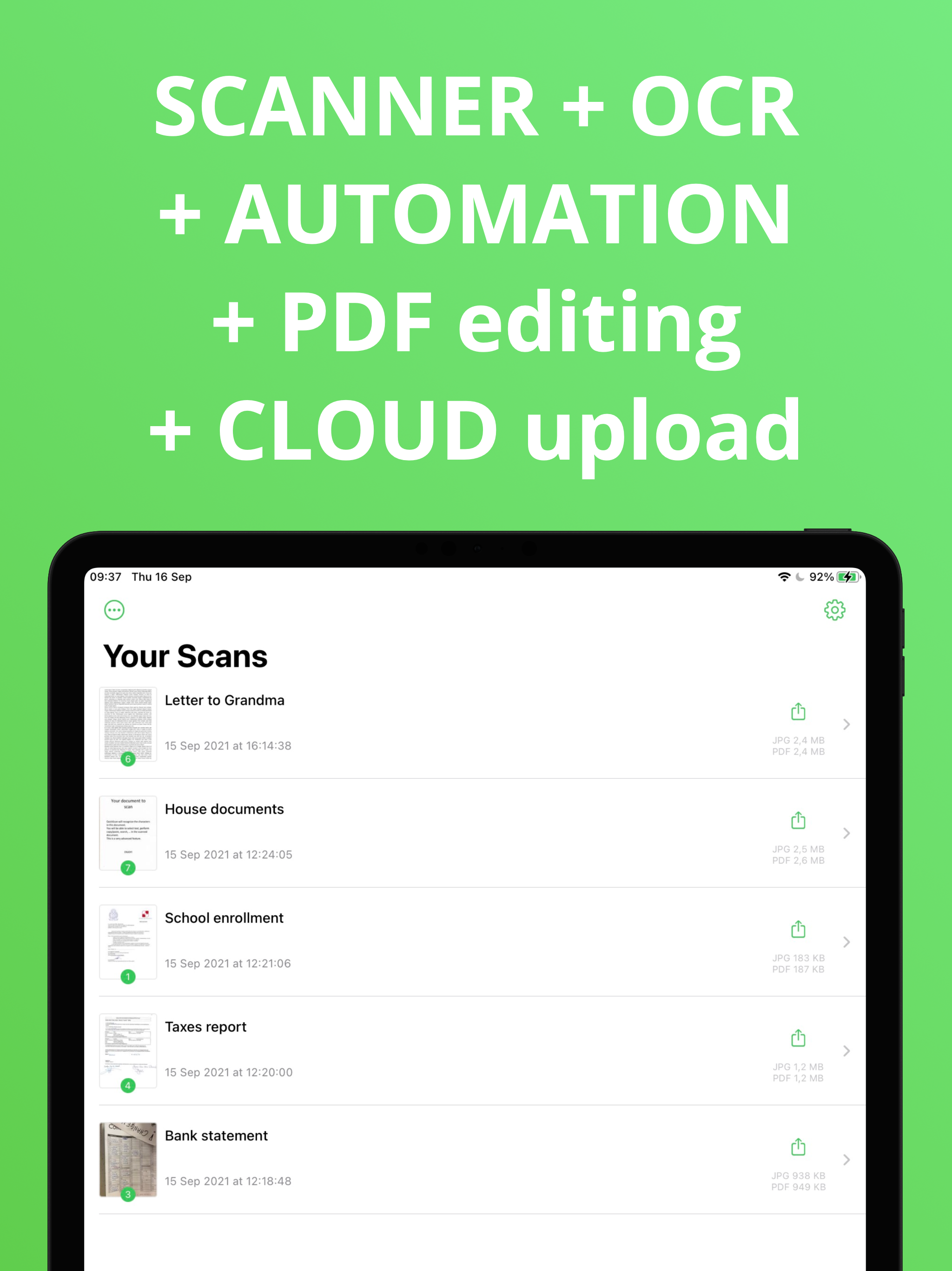 QuickScan Enterprise - OCR