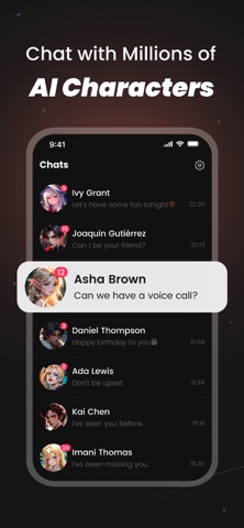 SynClub:Chat With AI Character iPhone screenshot