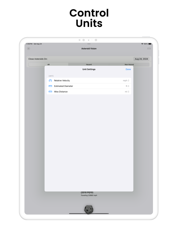 Screenshot #6 pour Asteroid Vision