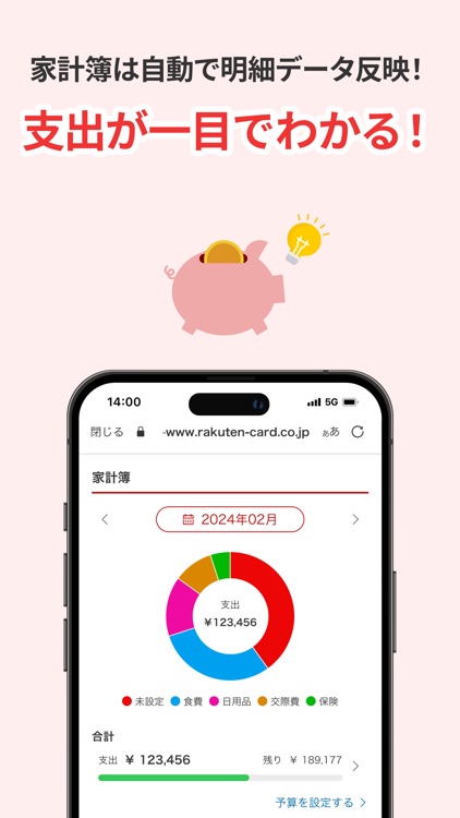 楽天カード：明細確認・家計簿アプリ screenshot-9