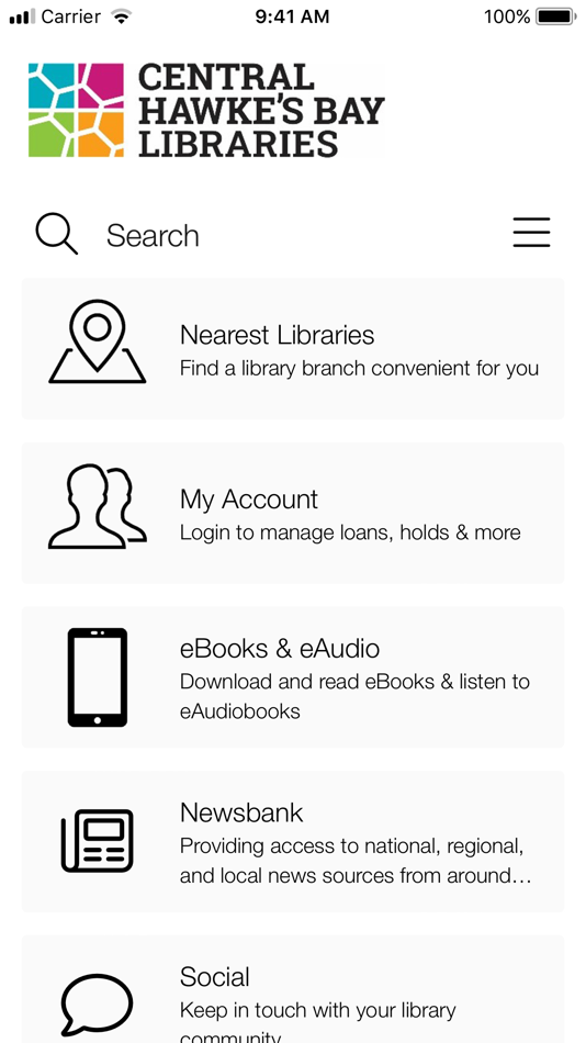 #1. CHB District Libraries Mobile (iOS) بواسطة: Department of Internal Affairs