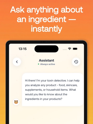 Unlabel - Ingredient Scanner iPad screenshot