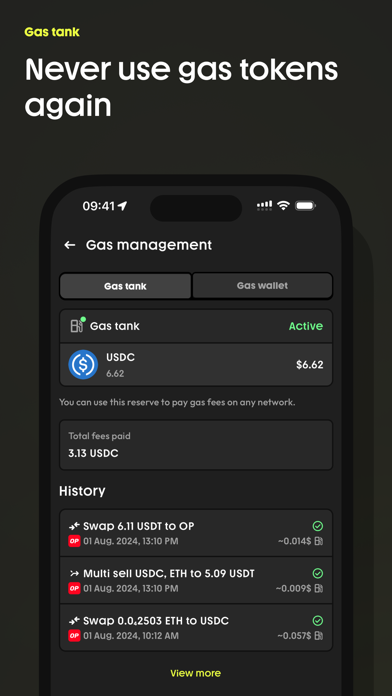 Mass - DeFi but mobile Screenshot