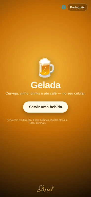Gelada: Bebidas Virtuais screenshot 1 of 8