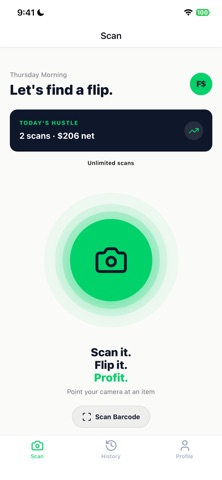 Flipmo: Reseller Scanner Screenshot 1 of 5