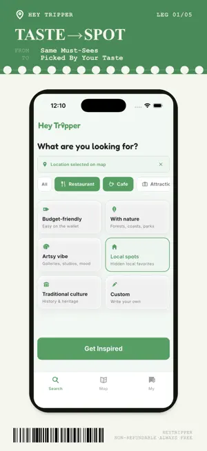 Hey Tripper: Places & Trips screenshot 1