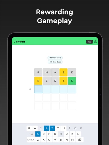 Daily Word Games iPad screenshot