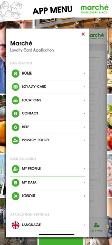 Marché Loyalty Card app screenshot 3