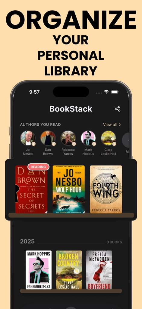 Book Tracker - BookStack - Books App | MWM