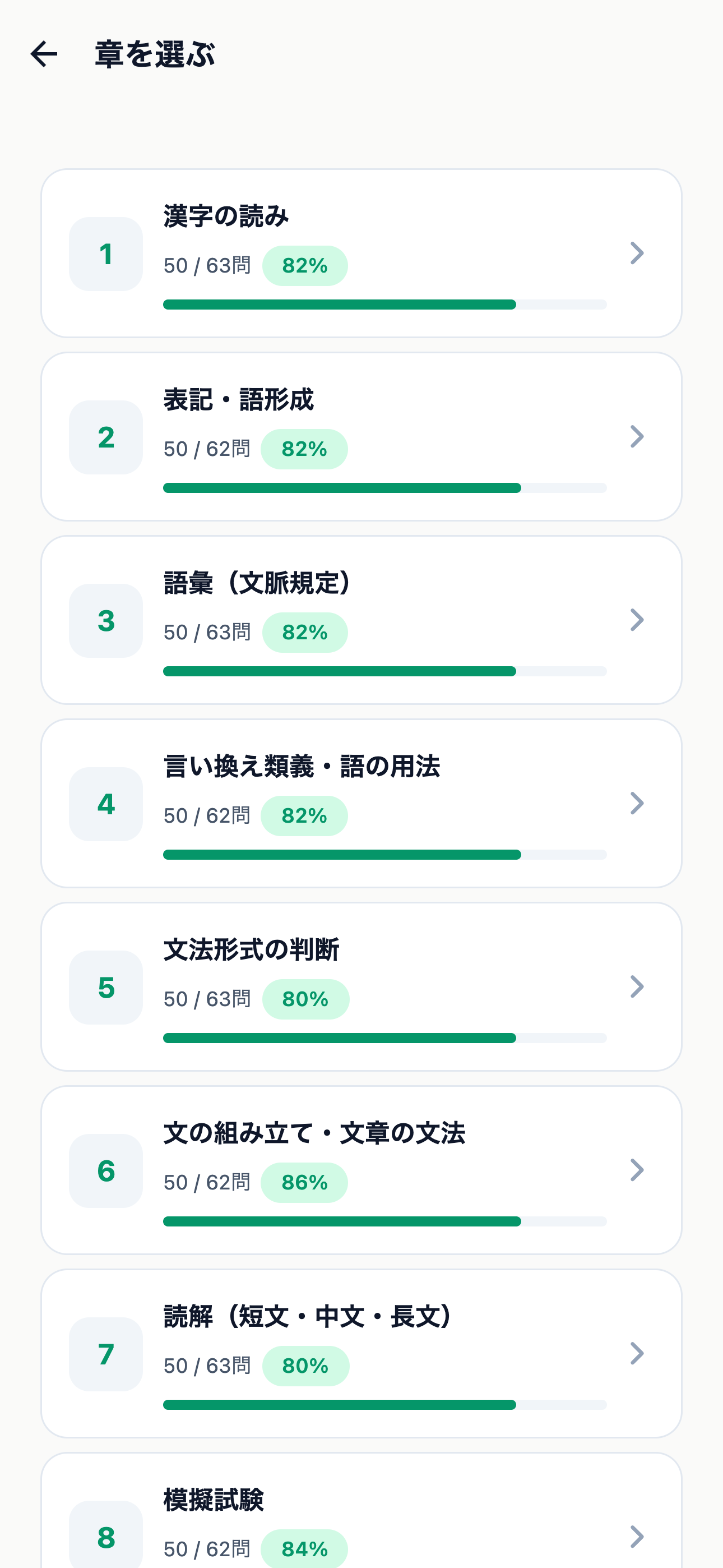 JLPT N2対策 500問 screenshot 2