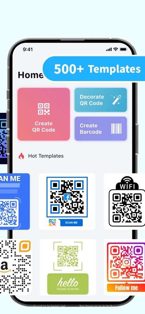 QR Code Generator, QR Template - Cet outil met à disposition plus de 500 modèles pour générer rapidement des codes QR ou des codes-barres, permettant aux utilisateurs de démarrer leur projet avec des options prédéfinies ou de personnaliser un code existant.