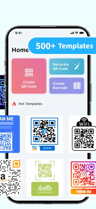 QR Code Generator, QR Template : capture d’écran 2 sur 9