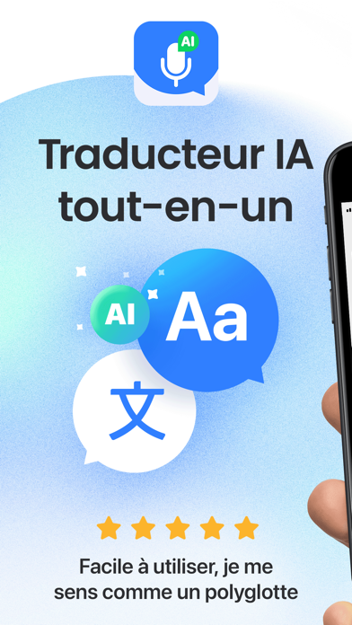 Screenshot #1 pour Traducteur vocal: AI Translate