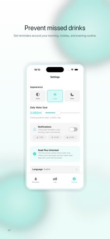 Soak Water Tracker Screenshot 7 of 7