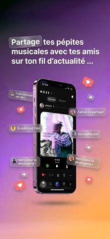 Muze - Réseau social musical screenshot