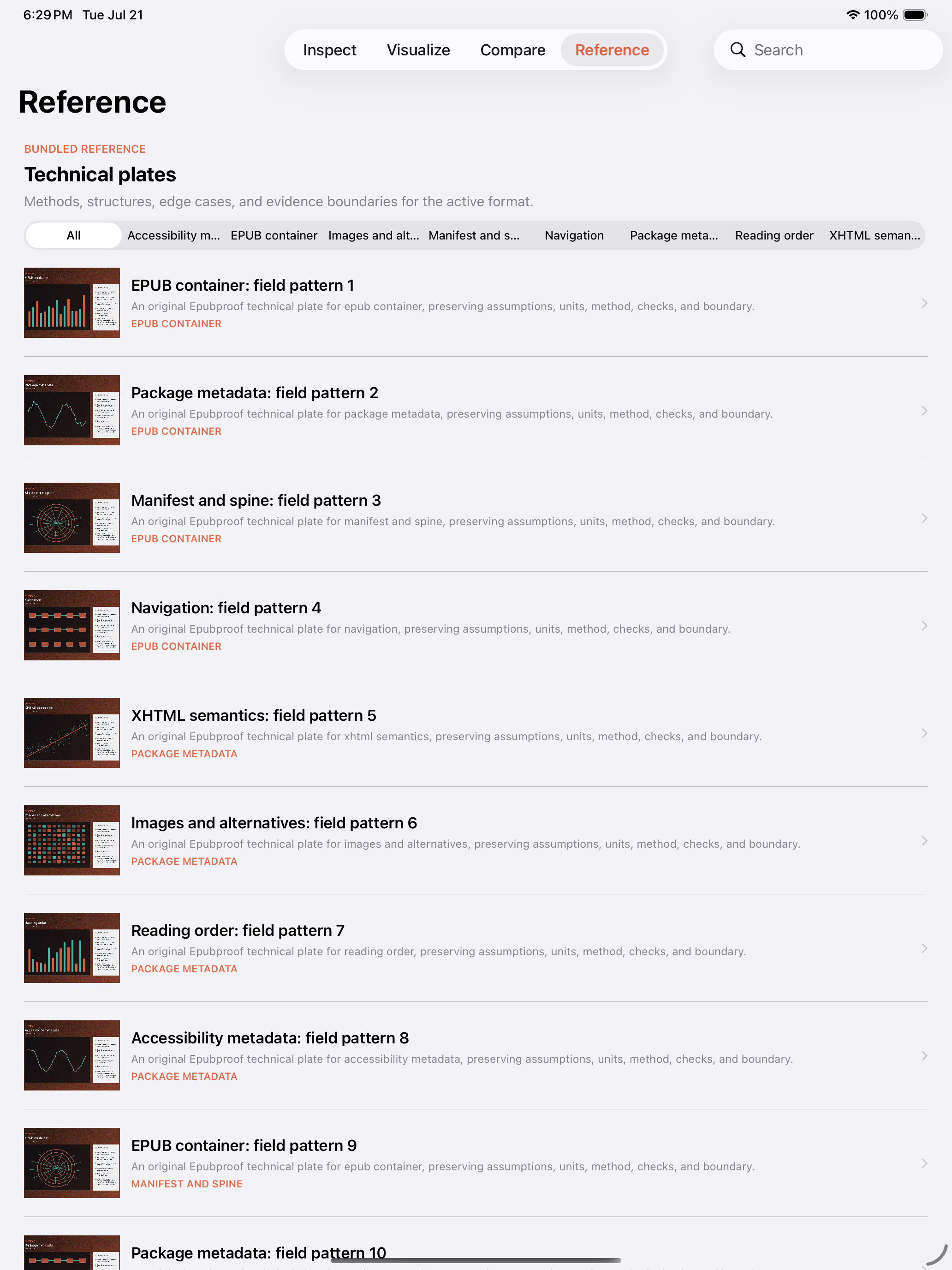 Epubproof: Book Audit iPad screenshot 3 of 3