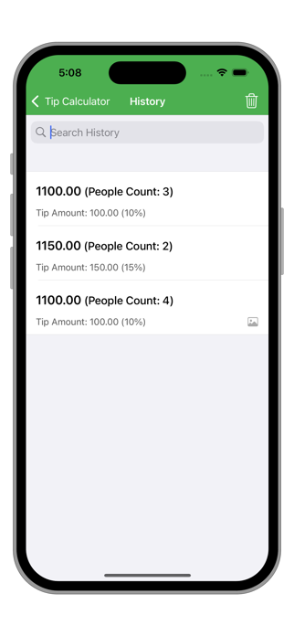 Tap Tip Calculator-Bill points Screenshot 4 of 6