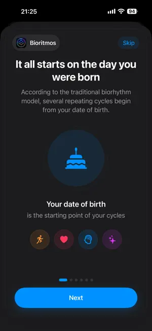 Bioritmos screenshot 1