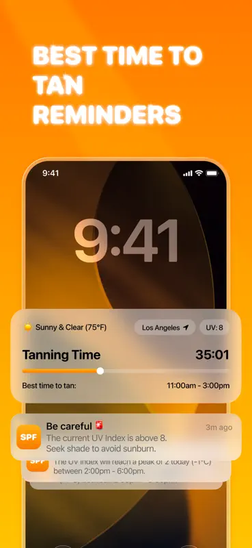 SPF - Tan Timer & UV Tracker screenshot 5 of 7