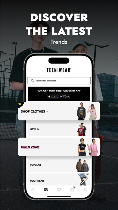 TEENWEAR - Shop Streetwear Screenshot
