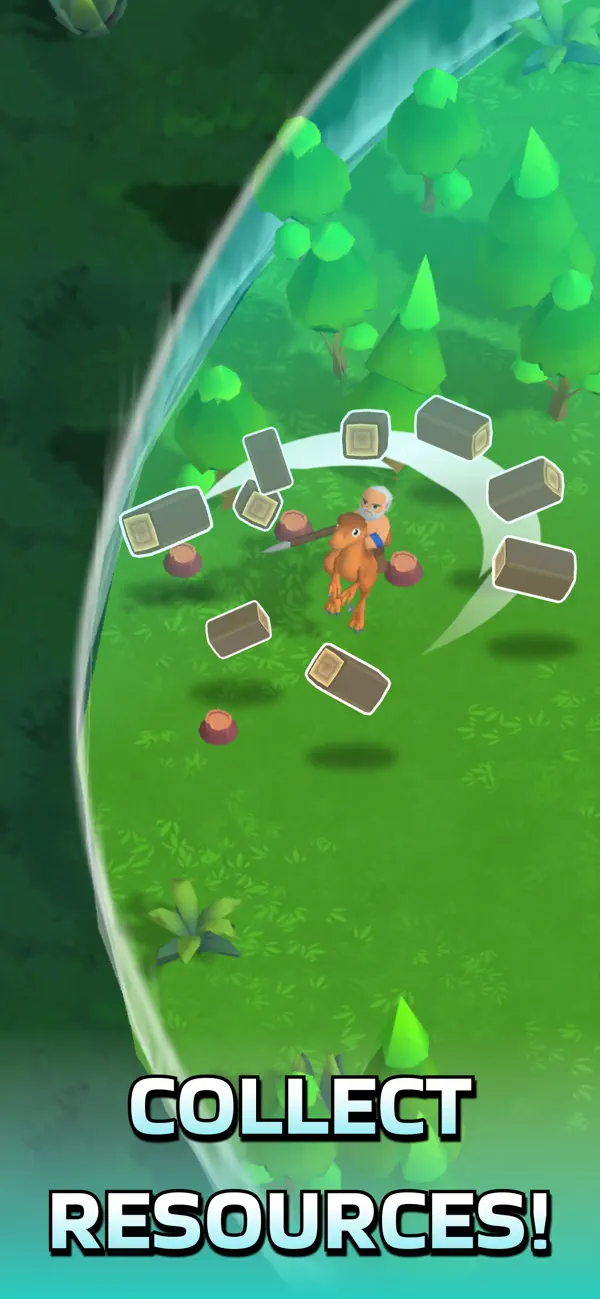 Screenshot #1 pour Dino King: Survival Idle