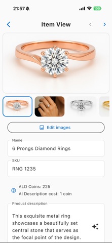 ALO app screenshot