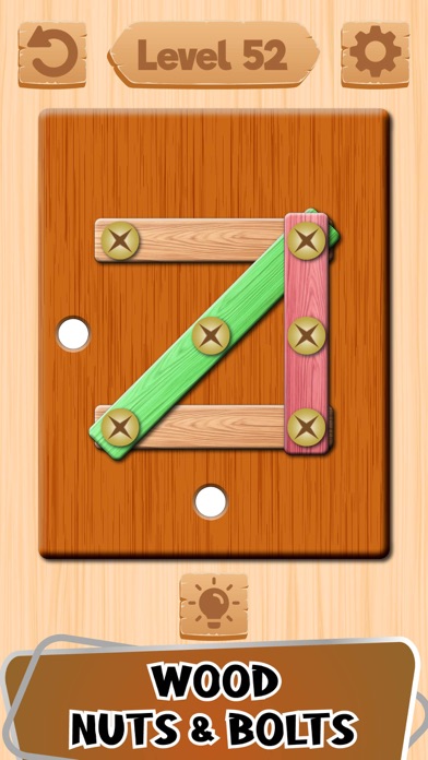 Wood Nuts & Bolts Puzzle, Game Screenshot