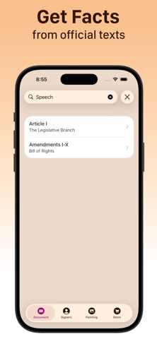 Constitution for iPhone iPhone screenshot